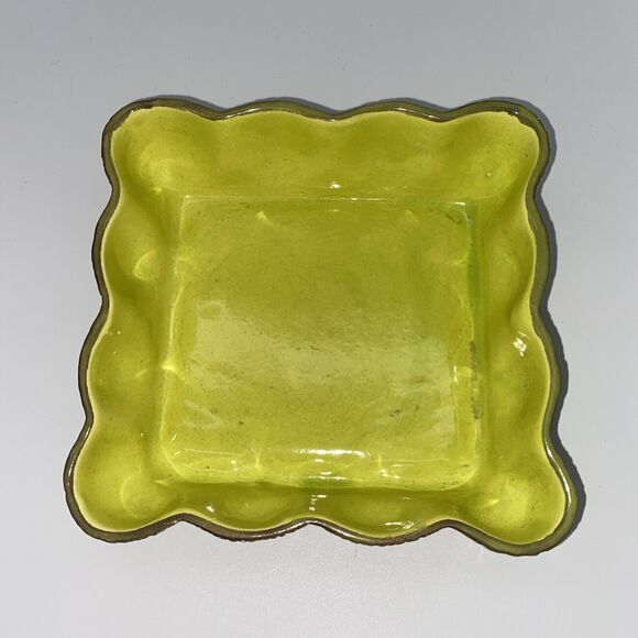 MCM California Pottery Aborn G4 5.5” Green Shallow Planter/Trinket Dish/ Tray - Picture 3 of 9